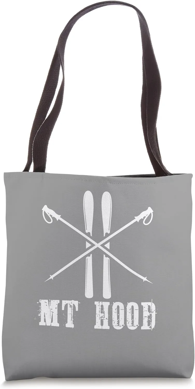 Mt Hood Oregon Ski Skier Skiing Nordic Alpine Down Hill Tote Bag