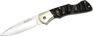 MUELA BX-8CA Ram Horn Handle Folding Hunting Knife with Nylon Sheath