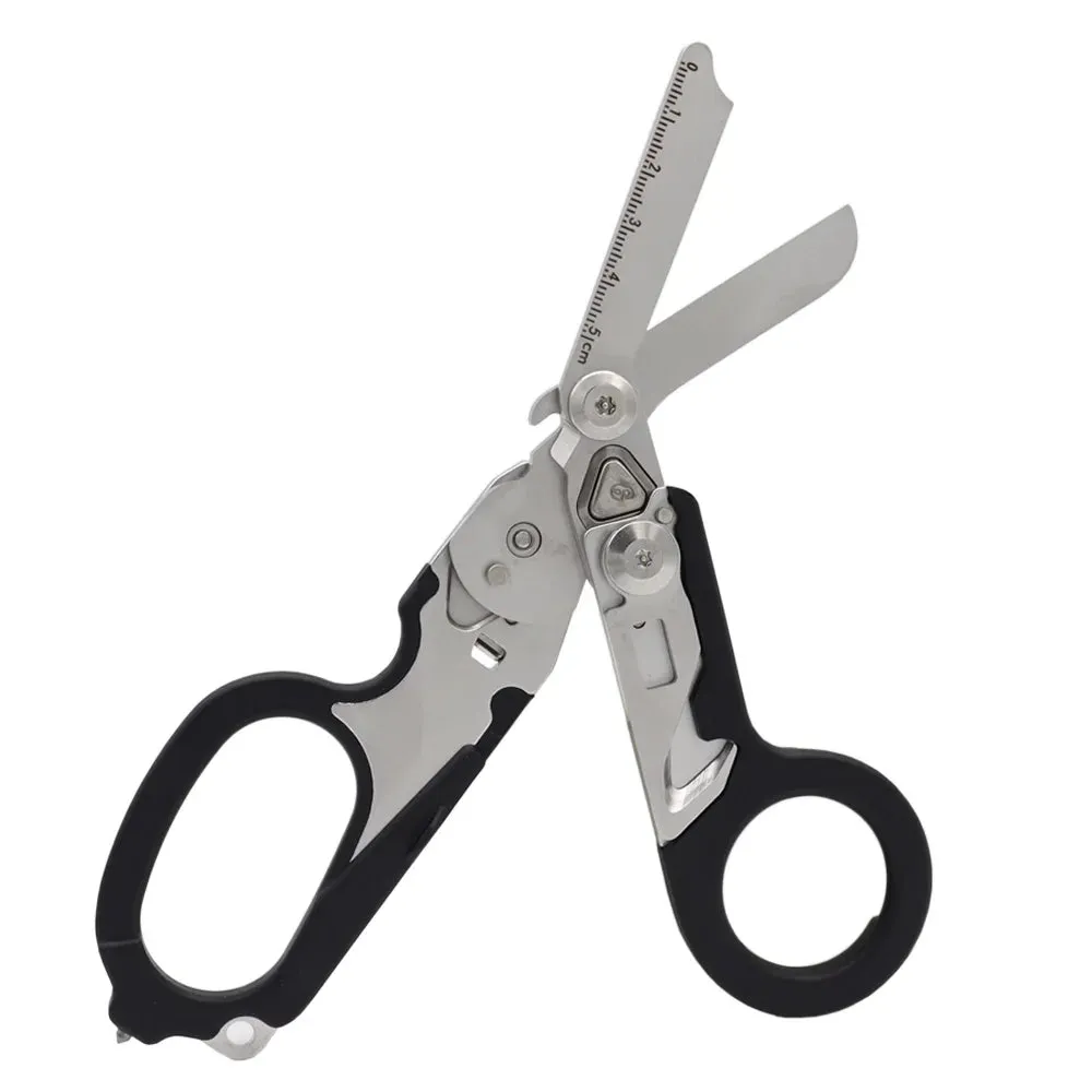 Multifunctional Tactical Folding Scissors | First Aid Gear and Survival Tools | Camping and Hunting Equipment