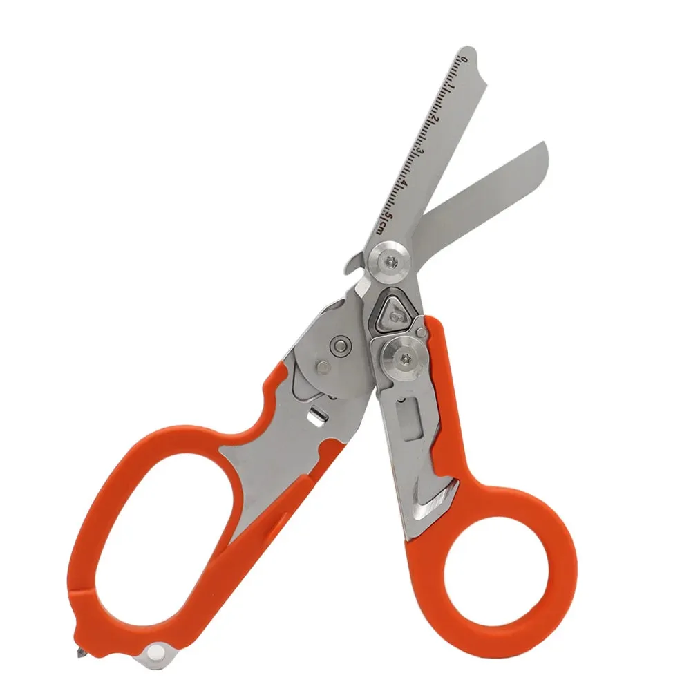 Multifunctional Tactical Folding Scissors | First Aid Gear and Survival Tools | Camping and Hunting Equipment