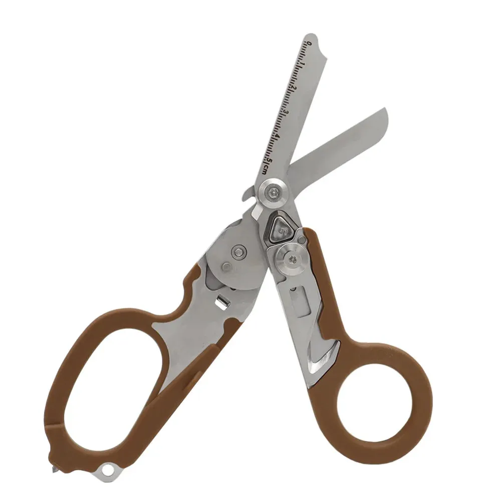 Multifunctional Tactical Folding Scissors | First Aid Gear and Survival Tools | Camping and Hunting Equipment