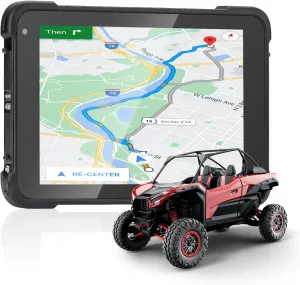 MUNBYN Rugged Android Tablet, Android 12 Rugged Tablet, 8GB 128GB Waterproof Android Tablet,8 inch Tablet, 700nits Outdoor Tablet, Drone Tablet, GPS Tablet for Offroad UTV Handheld Computer