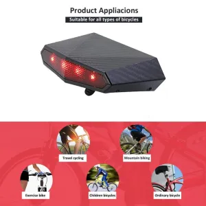 New Tail light Design 4G Bicycle   GPS Tracker Online Real-time Tracking Locator Device For Bike Anti Theft OEM ODM