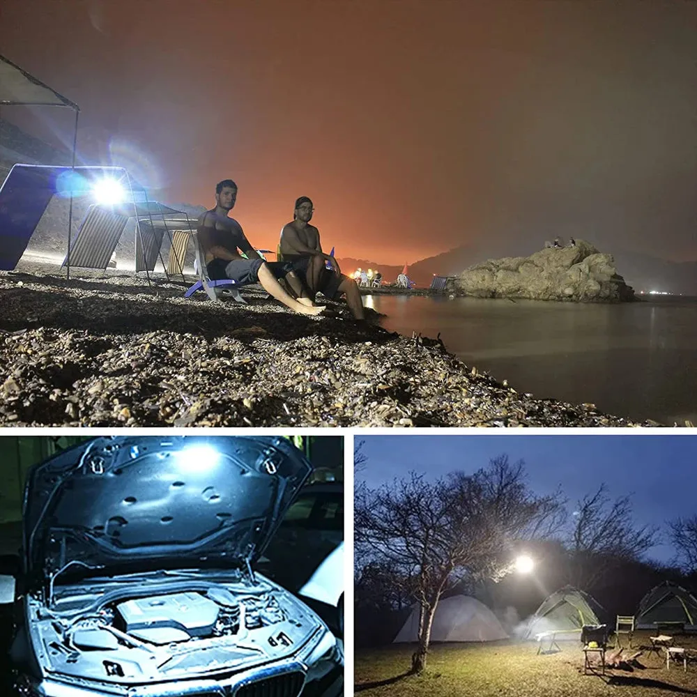 New USB Rechargeable Portable Flashlight 13500mAh Camping equipment Lights LED Lantern Table lamp Outdoor Hiking Night Hanging