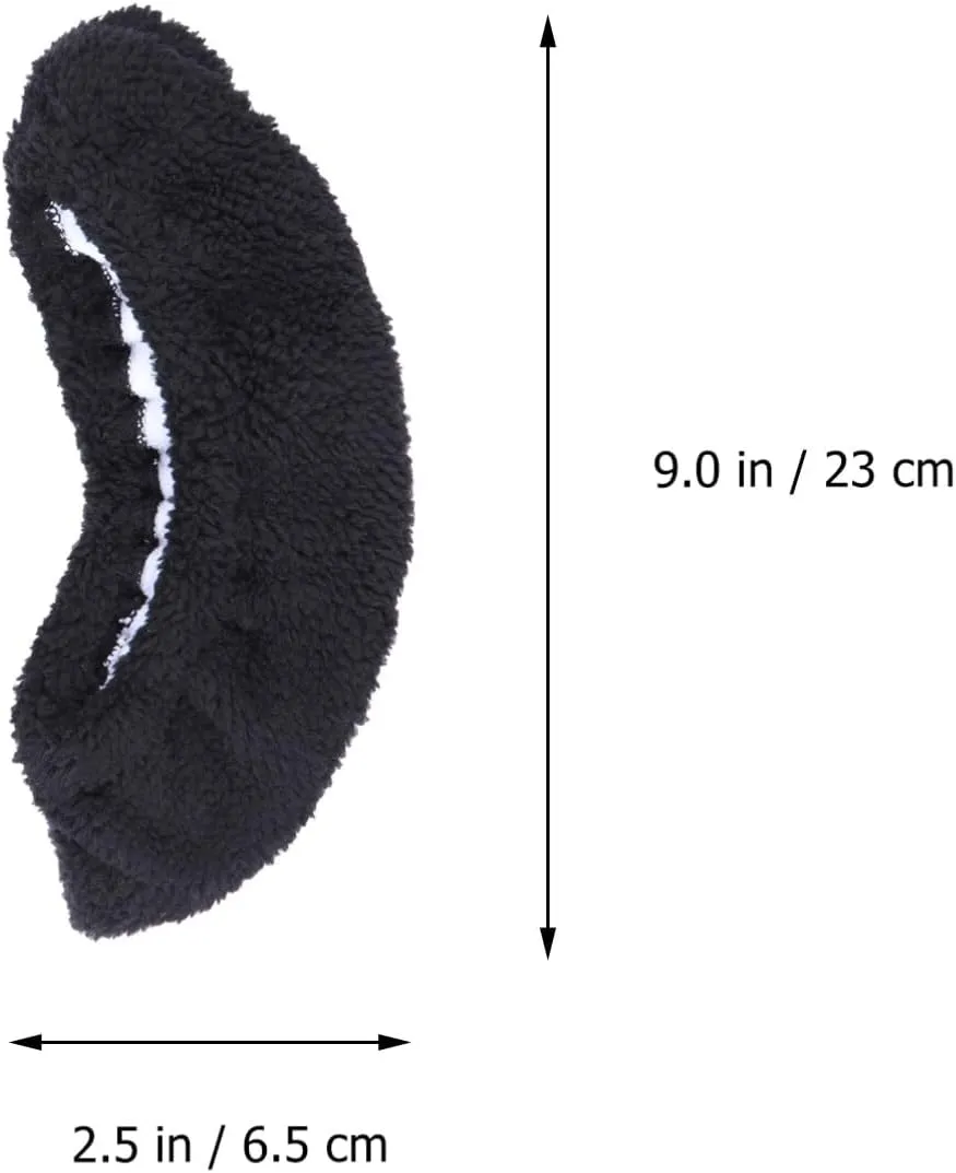 NOLITOY Ice Skate Blade Covers, Elastic Skating Cover Plush Ice Skating Hockey Protectors for Adult Men Women Boys Girls