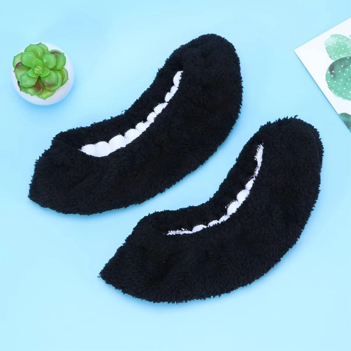 NOLITOY Ice Skate Blade Covers, Elastic Skating Cover Plush Ice Skating Hockey Protectors for Adult Men Women Boys Girls