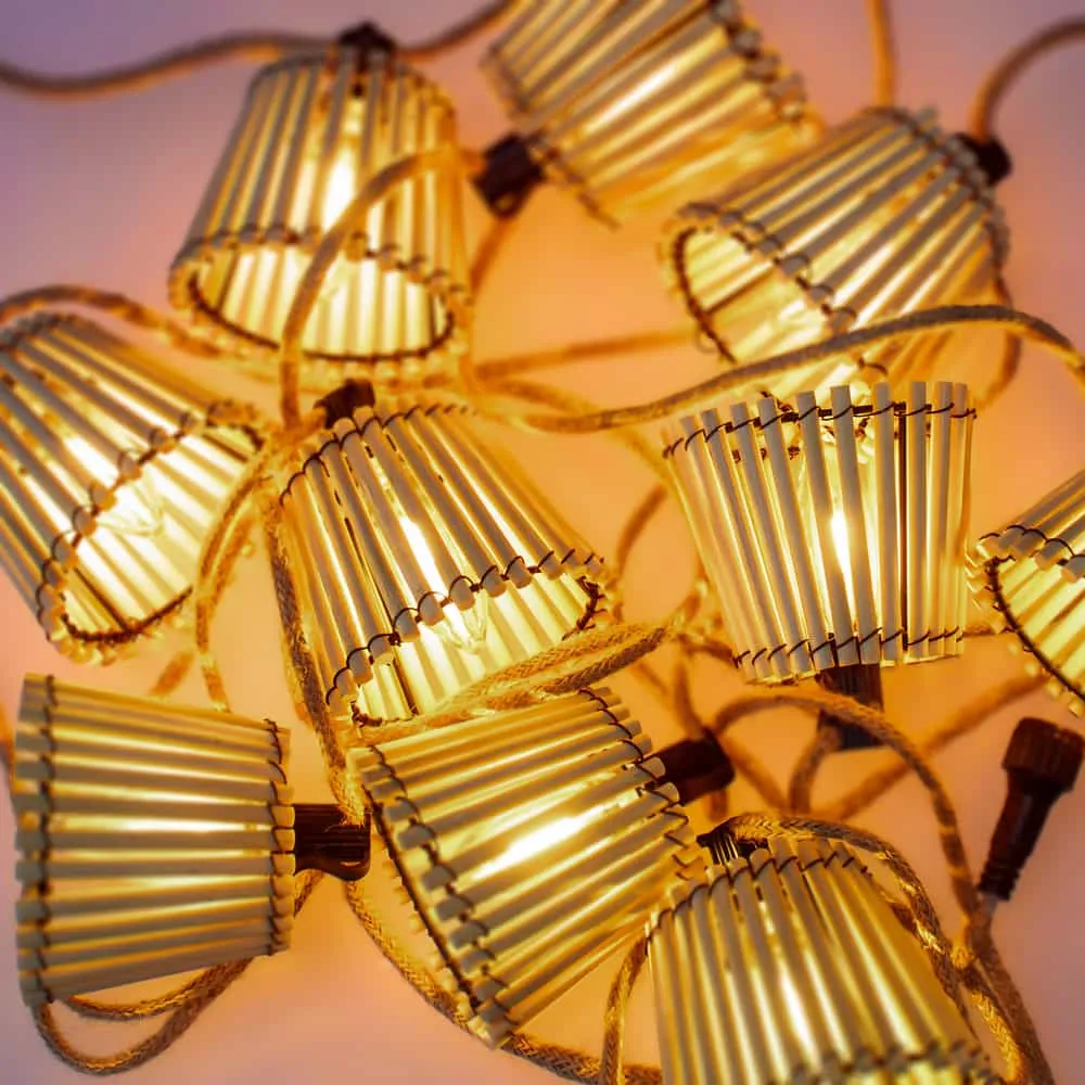 Okinawa Garland Lights (solar & rechargeable) by Newgarden