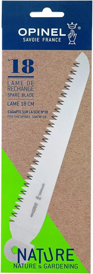 Opinel Spare Blade for N Degree18 Folding Saw Knife in a Blister Pack, 18 cm Blade