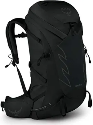 Osprey Tempest 34L Women's Hiking Backpack with Hipbelt, Stealth Black, WM/L