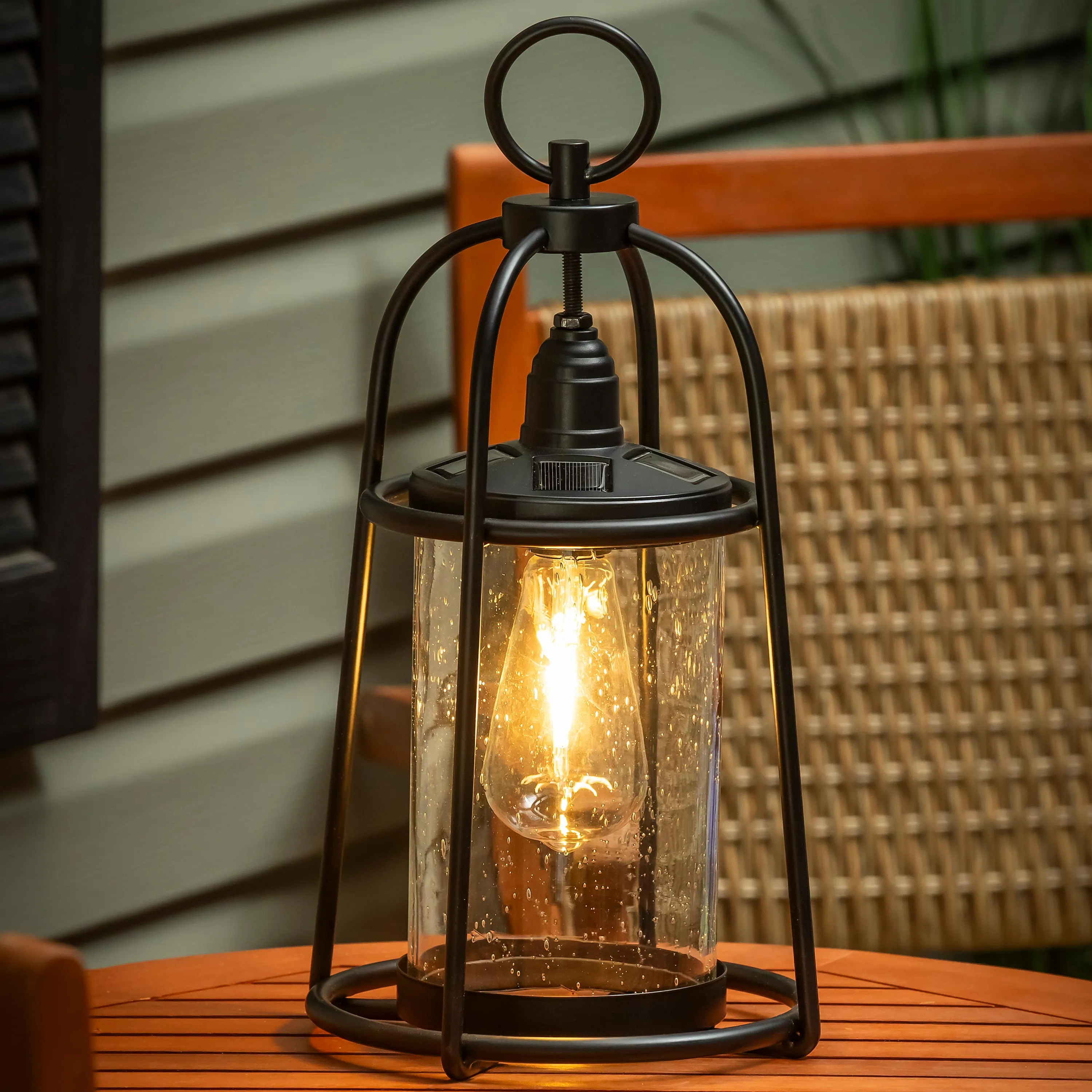 Outdoor Lamps & Lighting Franklin LED Metal Solar Lantern