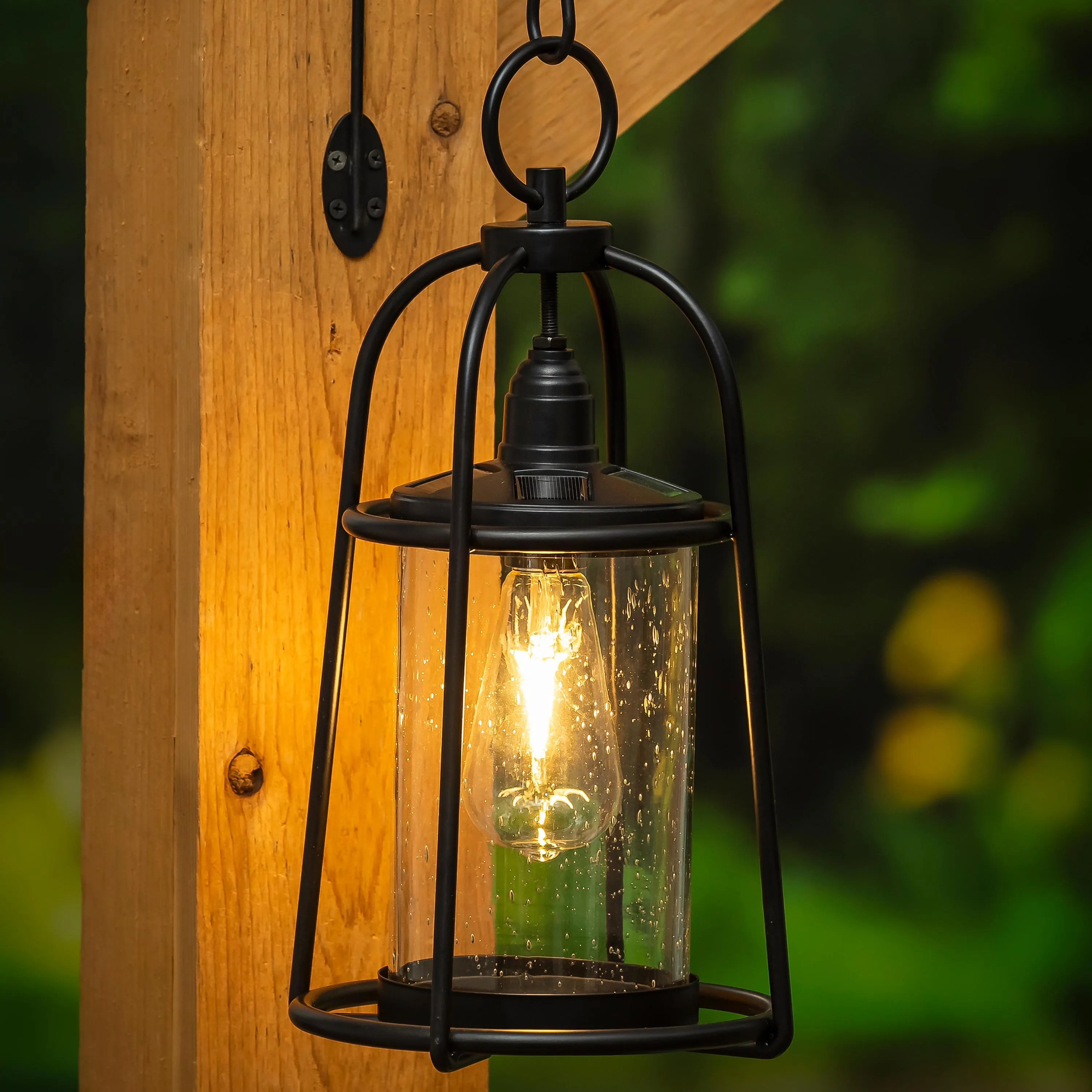 Outdoor Lamps & Lighting Franklin LED Metal Solar Lantern