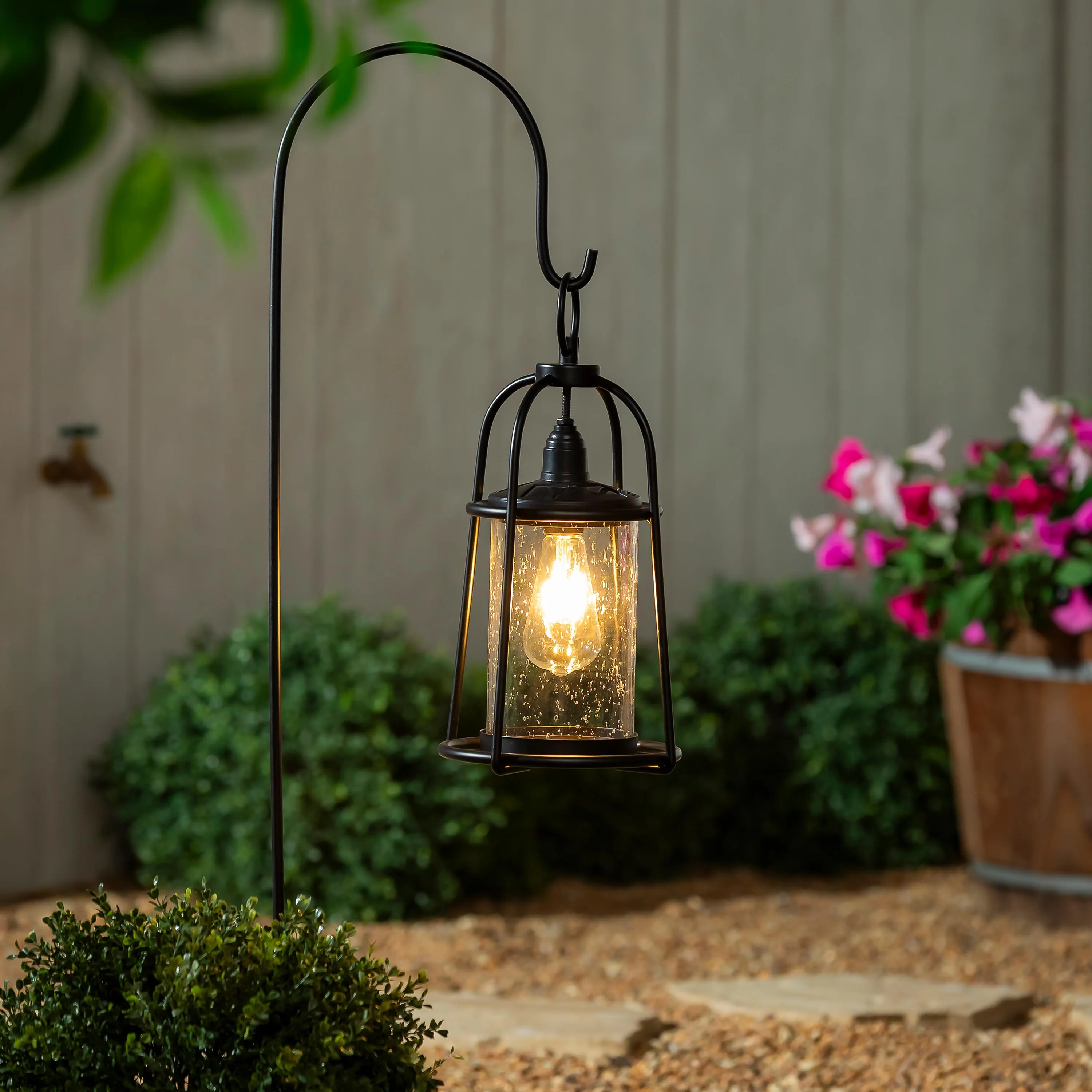 Outdoor Lamps & Lighting Franklin LED Metal Solar Lantern