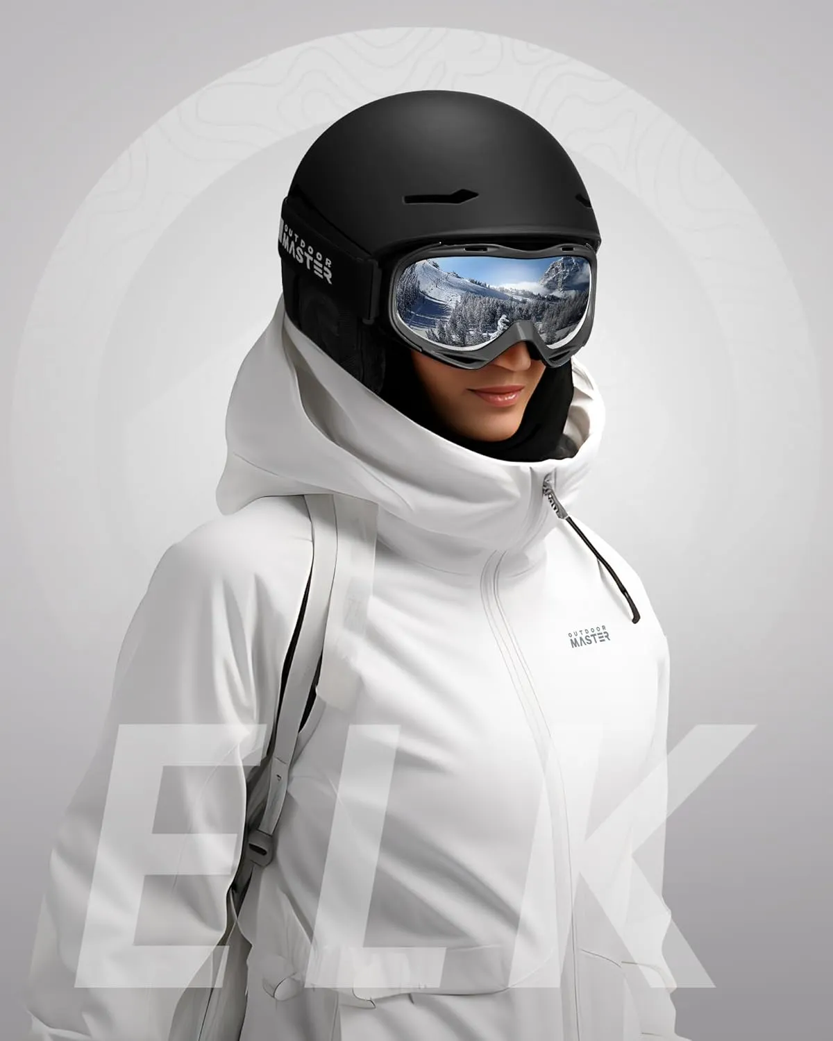 OutdoorMaster ELK MIPS Ski Helmet - Snow Sport Helmet Snowboard Helmet for Men Women & Youth