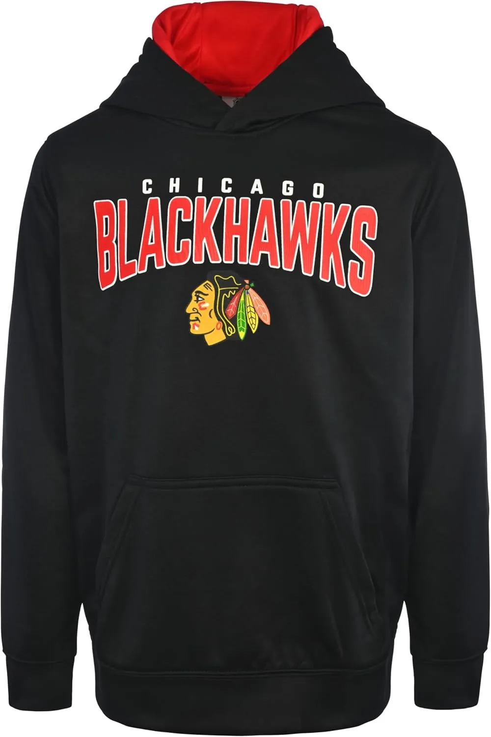 Outerstuff NHL Kids Youth 4-20 Power Play Logo Pullover Performance Hoodie Sweatshirt