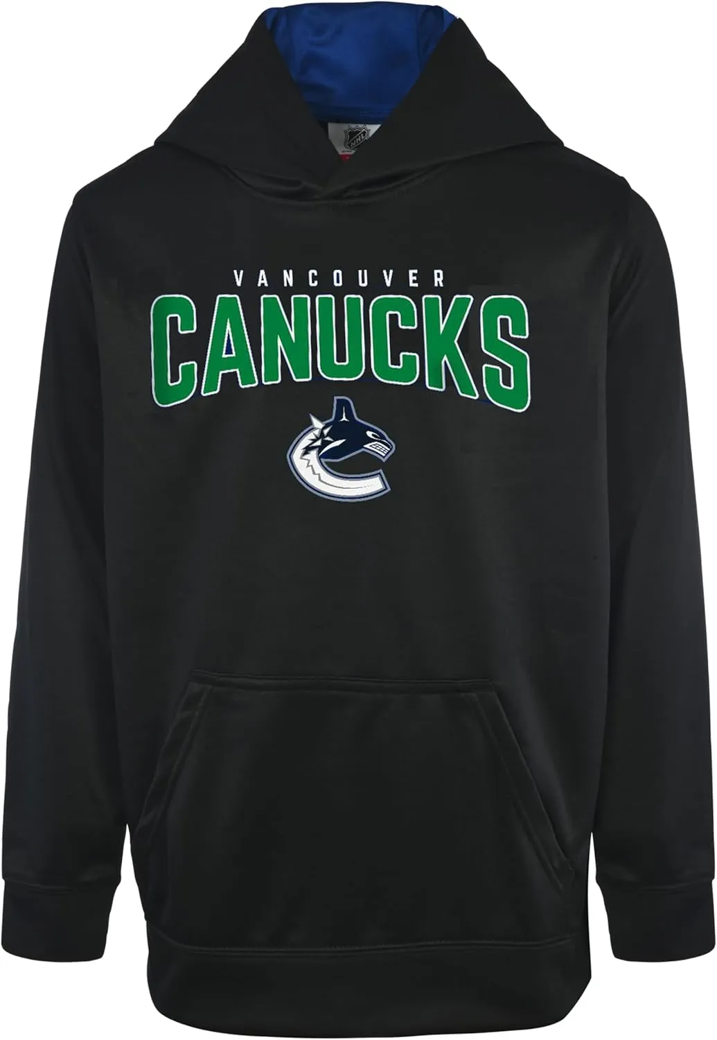 Outerstuff NHL Kids Youth 4-20 Power Play Logo Pullover Performance Hoodie Sweatshirt