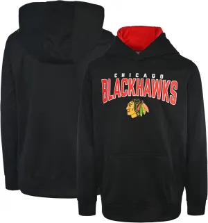 Outerstuff NHL Kids Youth 4-20 Power Play Logo Pullover Performance Hoodie Sweatshirt