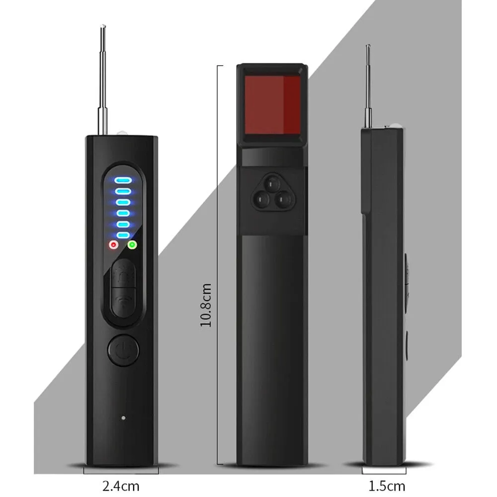 Paddsun Camera Detector, Anti-spy Hidden Prevent Monitoring Wireless Signal Detector GPS Tracker Detector