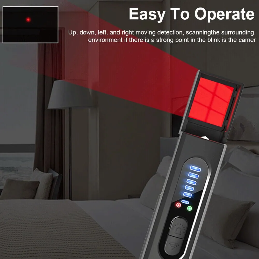 Paddsun Camera Detector, Anti-spy Hidden Prevent Monitoring Wireless Signal Detector GPS Tracker Detector