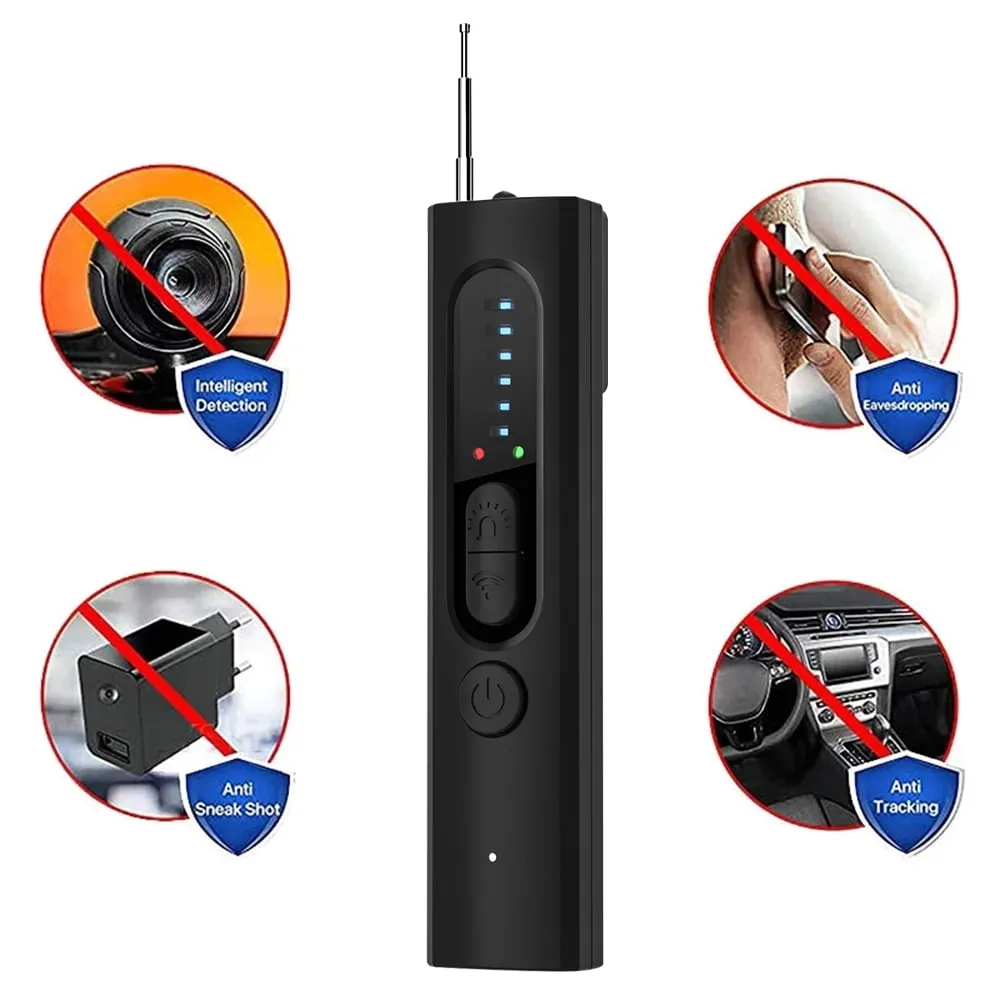 Paddsun Camera Detector, Anti-spy Hidden Prevent Monitoring Wireless Signal Detector GPS Tracker Detector