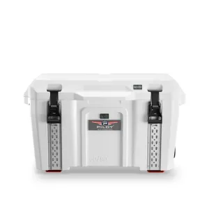 Pilot Outdoors® Premium Ice Chest Cooler Model 50/80 (White)