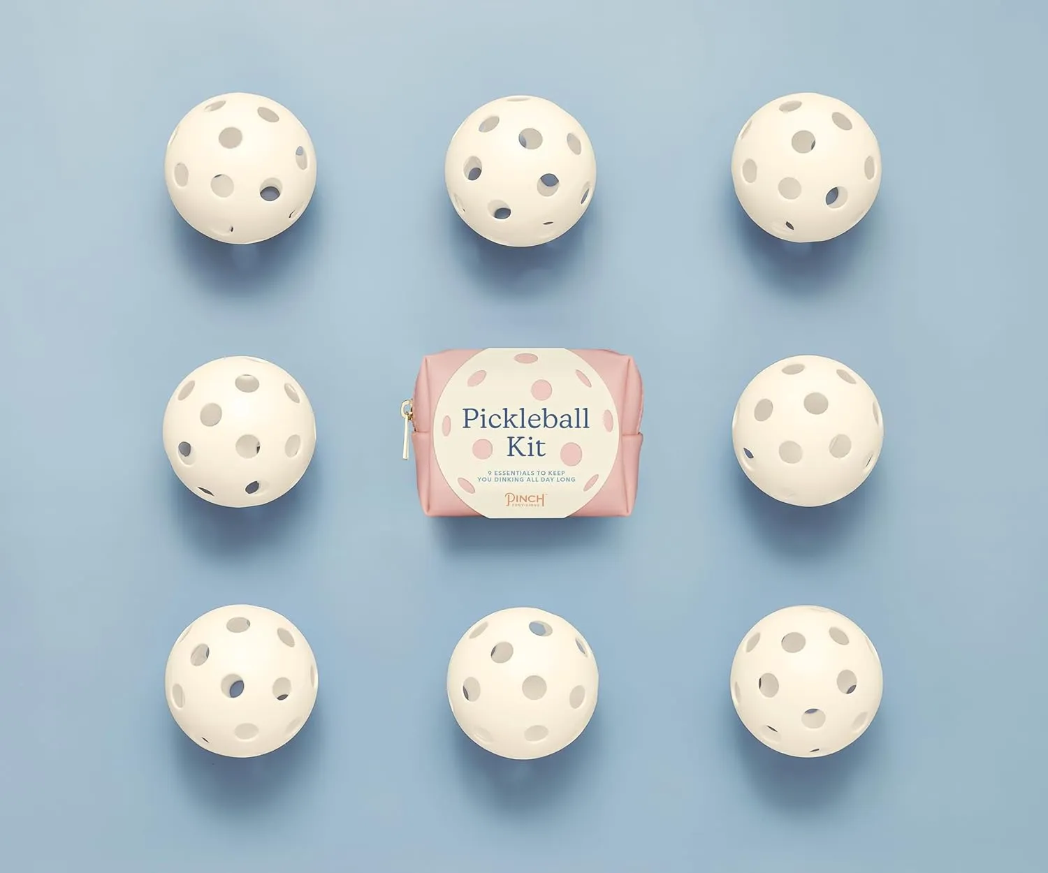 Pinch Provisions Pickleball Kit, 9 Must-Have Emergency Essentials for Pickleball, Includes Ball Retriever & Cooling Bands, Perfect for Pickleball Players, Father's Day, Mother's Day or Gym Bags