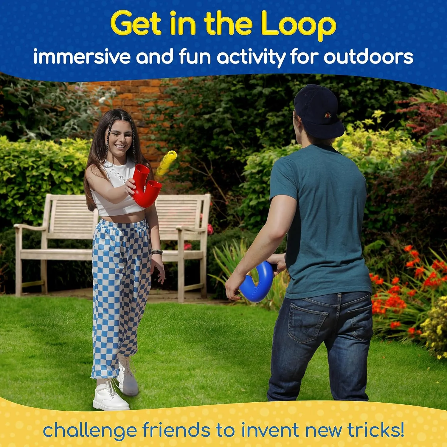 pindaloo The Original Skill Game – First & Only Authentic Looping Ball for Kids, Teens & Adults | Fun Coordination Game for Ages 8-12 Boosts Focus & Motor Skills Indoor & Outdoor Play | Transparent