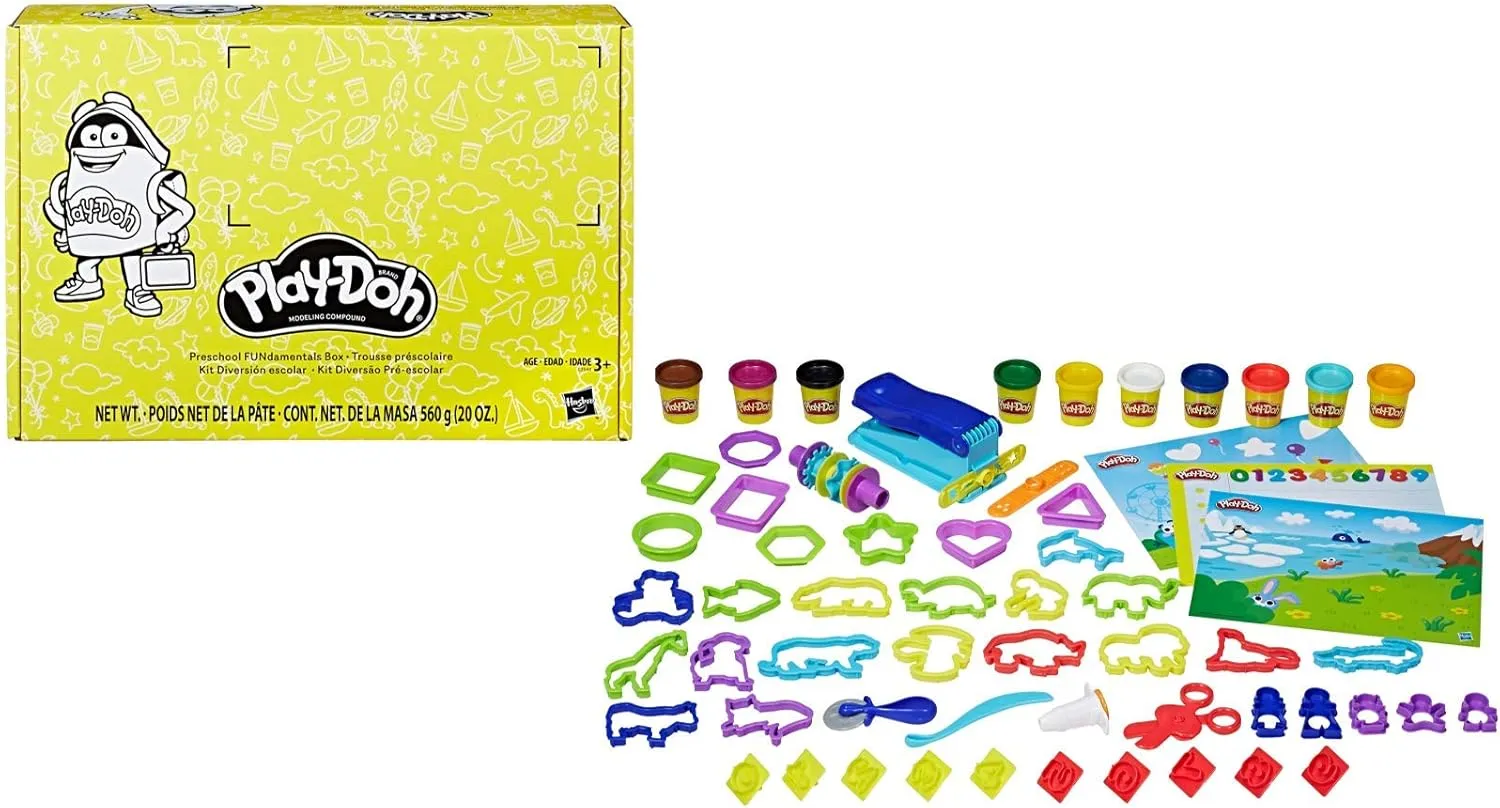 PLAY-DOH E2544F02 Preschool Fundamentals Box Craft Set