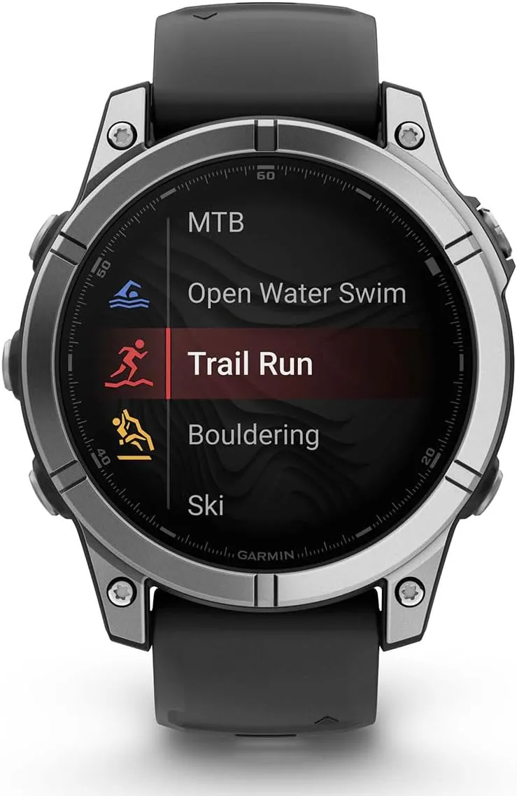 PlayBetter Garmin Fenix E (Stainless Steel/Black) Premium Multisport GPS Smartwatch Bundle - AMOLED Display, Long Battery Life, Strength Workouts 5000mAh Portable Charger & HD Screen Protectors