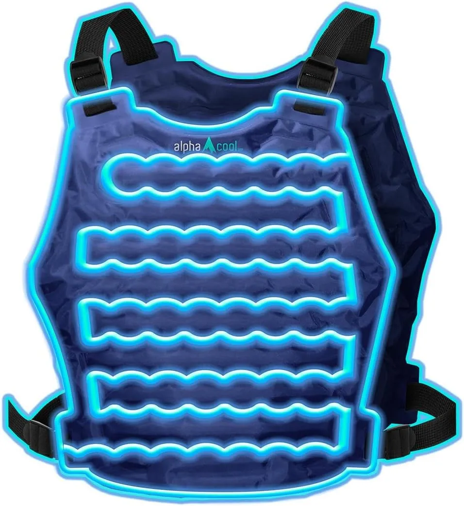 Polar Cooling Vest for Men Women - Cooling Ice Vest Flexible Adjustable Reusable for Hot Weather Outdoor Working