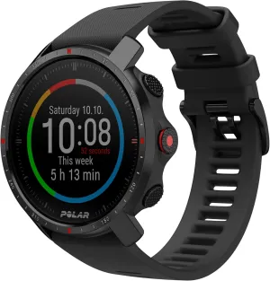Polar Grit X Pro - GPS Multisport Smartwatch - Military Durability, Sapphire Glass, Wrist-Based Heart Rate, Long Battery Life, Navigation - Ideal for Outdoor Sports, Trail Running, Hiking, Black