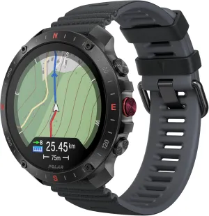 Polar Grit X2 Pro Premium GPS Smart Sports Watch – Ultimate Outdoor Adventure Watch with Rugged Design, Advanced Navigation, Sports Tracking, and Heart Rate Technology, Night Black