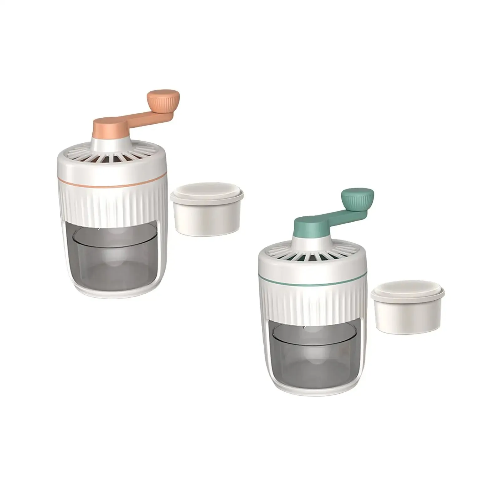 Portable Hand Crank Ice Crusher Shaver Machine