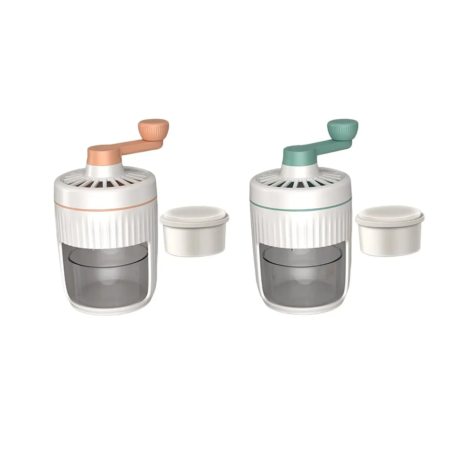 Portable Hand Crank Ice Crusher Shaver Machine