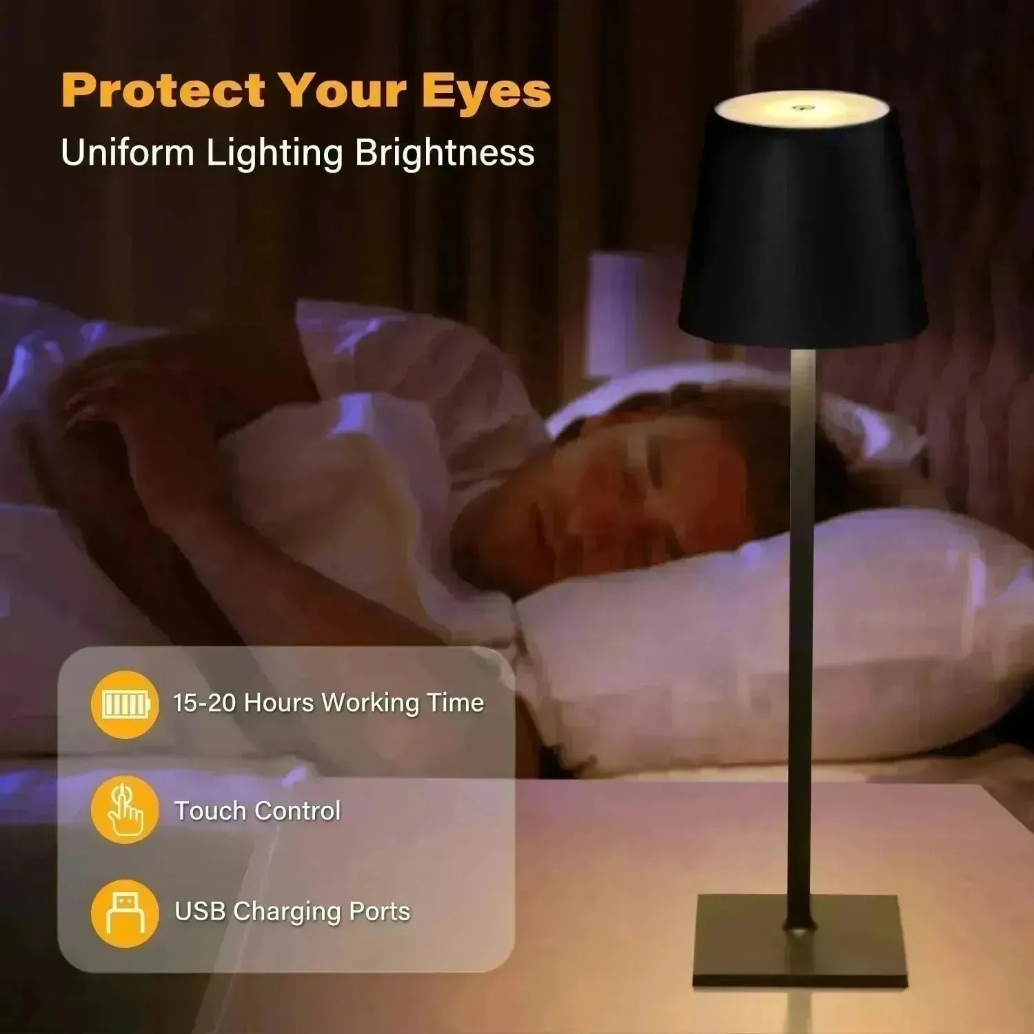 Premium LED Rechargeable Desk Lamp