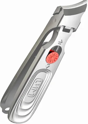 Professional Ingrown Toenail Clipper for Thick Nails - Ultra Sharp & Durable Stainless Steel - Precision 45° Angle Wide Jaw - Easy Foot & Finger Nail Trimmer for Seniors & Problem Nails (Slivery)