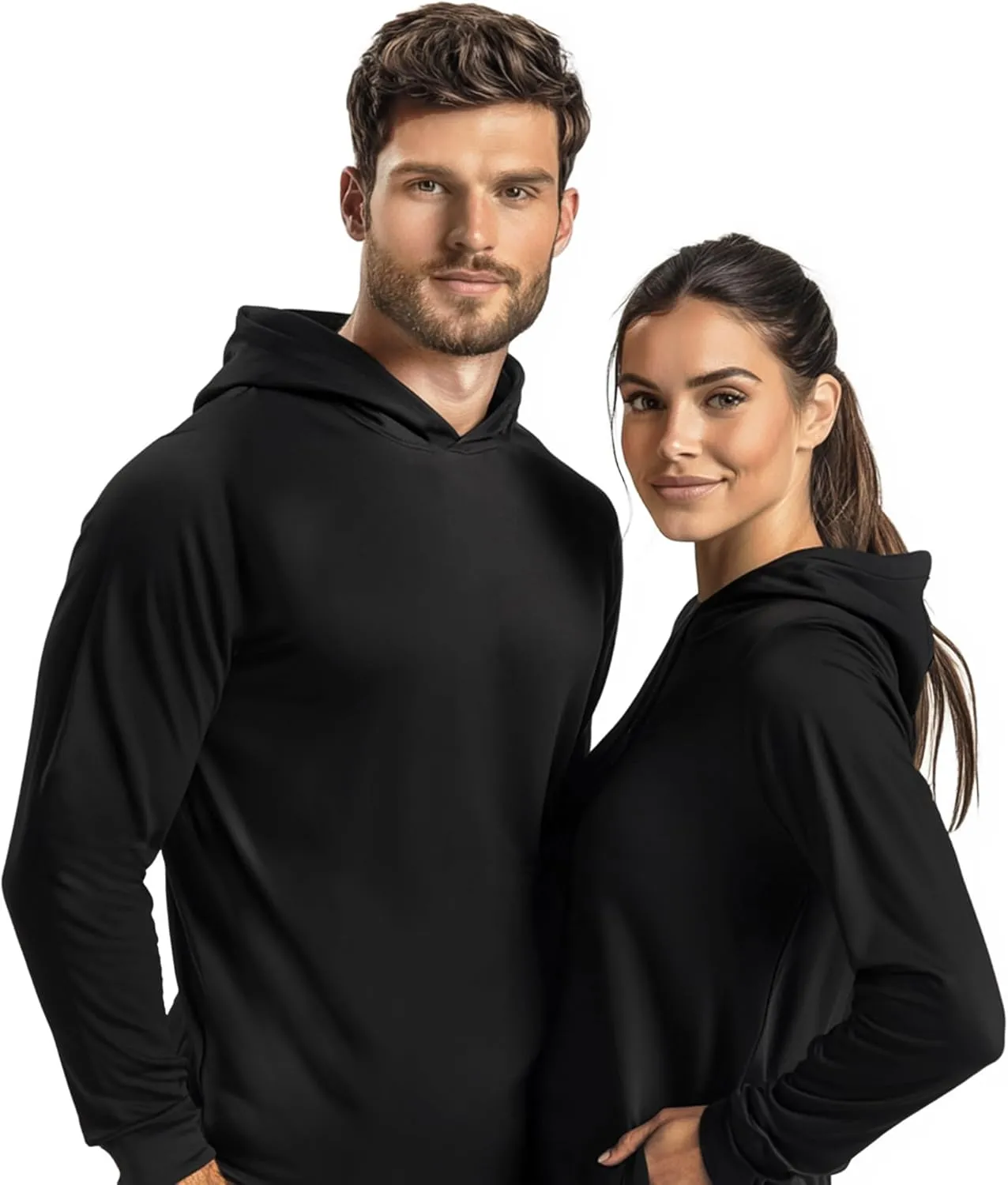 ProtectX High Visibility Sun Protection Lightweight Long Sleeve Hoodie, UPF 50  Quick-Dry, SPF UV Shirt, Active Wear