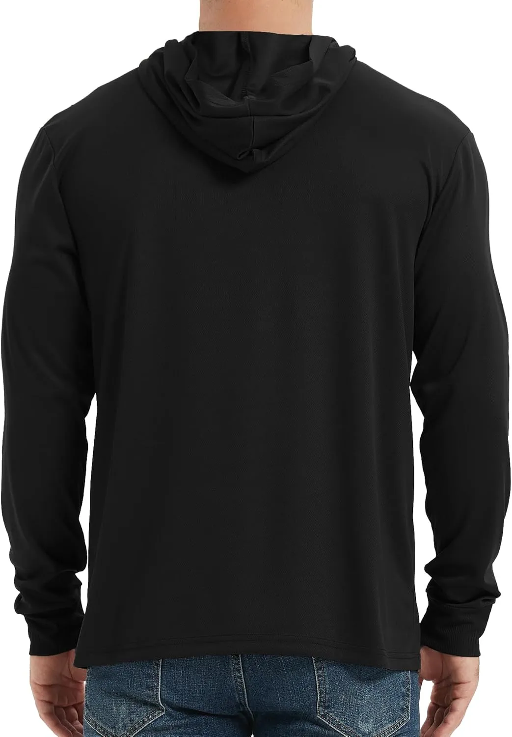 ProtectX High Visibility Sun Protection Lightweight Long Sleeve Hoodie, UPF 50  Quick-Dry, SPF UV Shirt, Active Wear