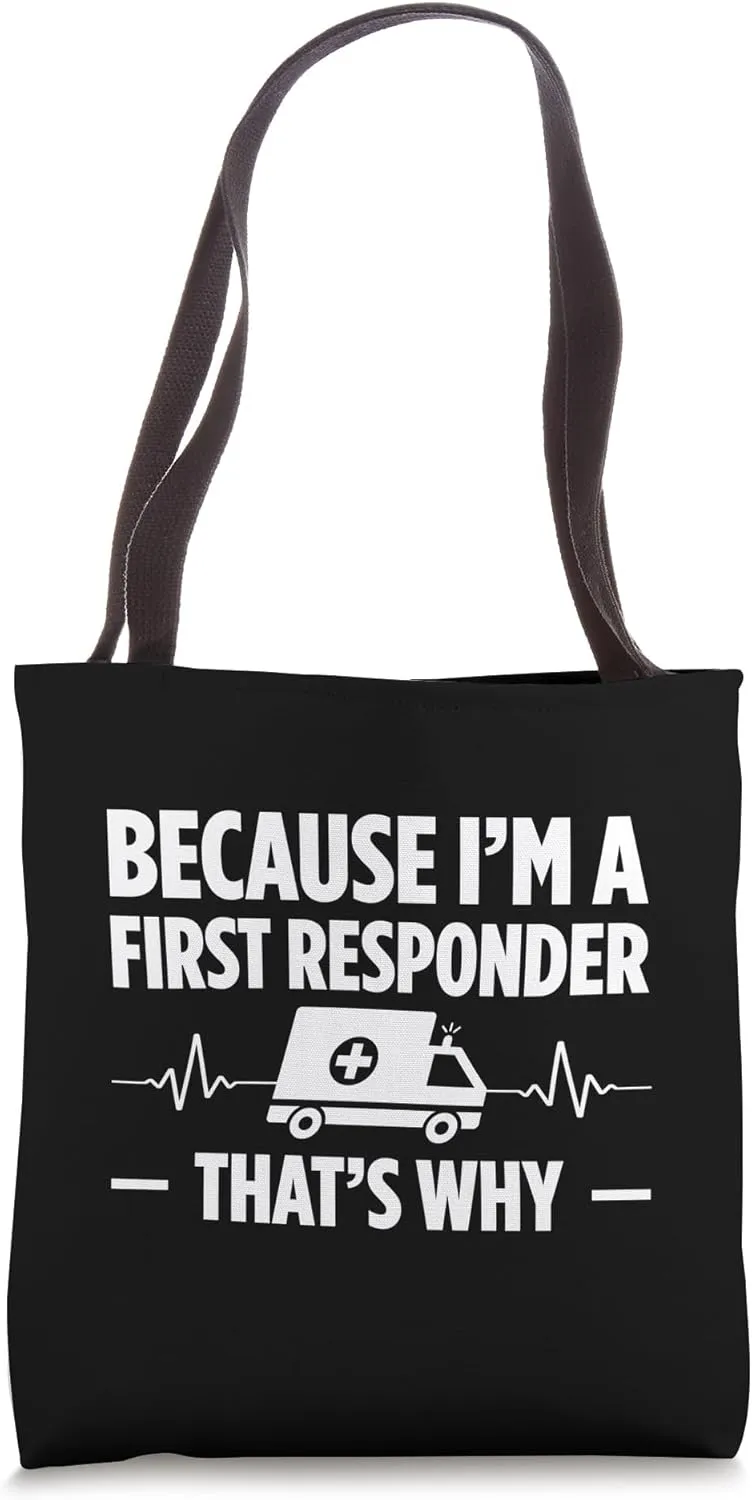 Proud First Responder Celebrate Your Courage & Dedication Tote Bag