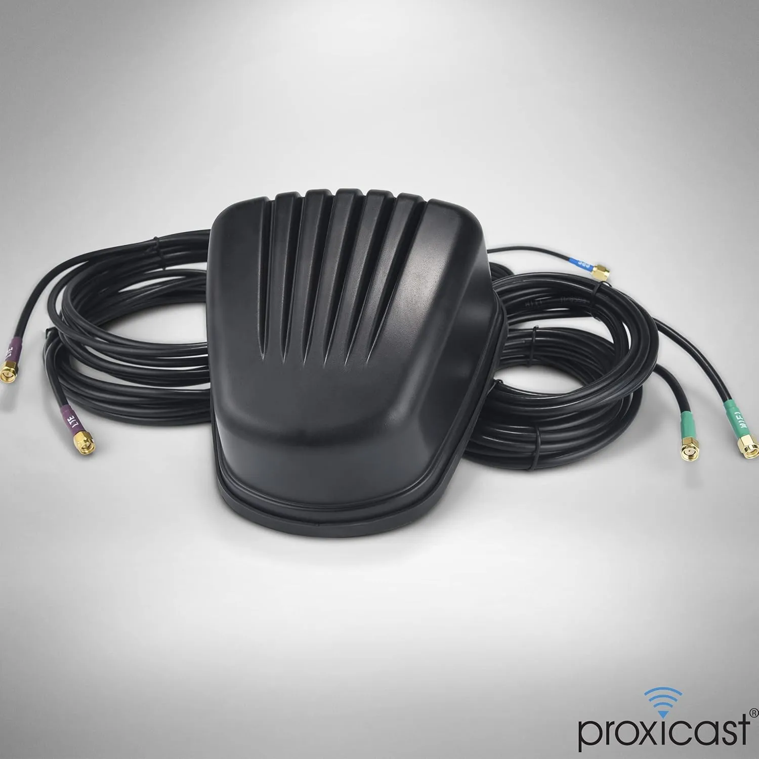 Proxicast 5-in-1 Pro-Grade Low-Profile 2x2 MIMO 4G/5G   Wi-Fi   GPS Screw Mount Combination Vehicle Antenna Compatible with Cradlepoint, Digi, Peplink and Other Modems/Routers (Gibraltar ANT-510-221)