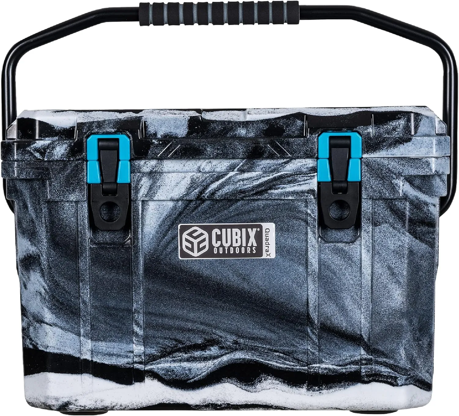 QuadraX 20 QT Rotomolded Cooler - 5-Day Ice Retention, Portable Hard Coolers Ice Chest with Cup Holders