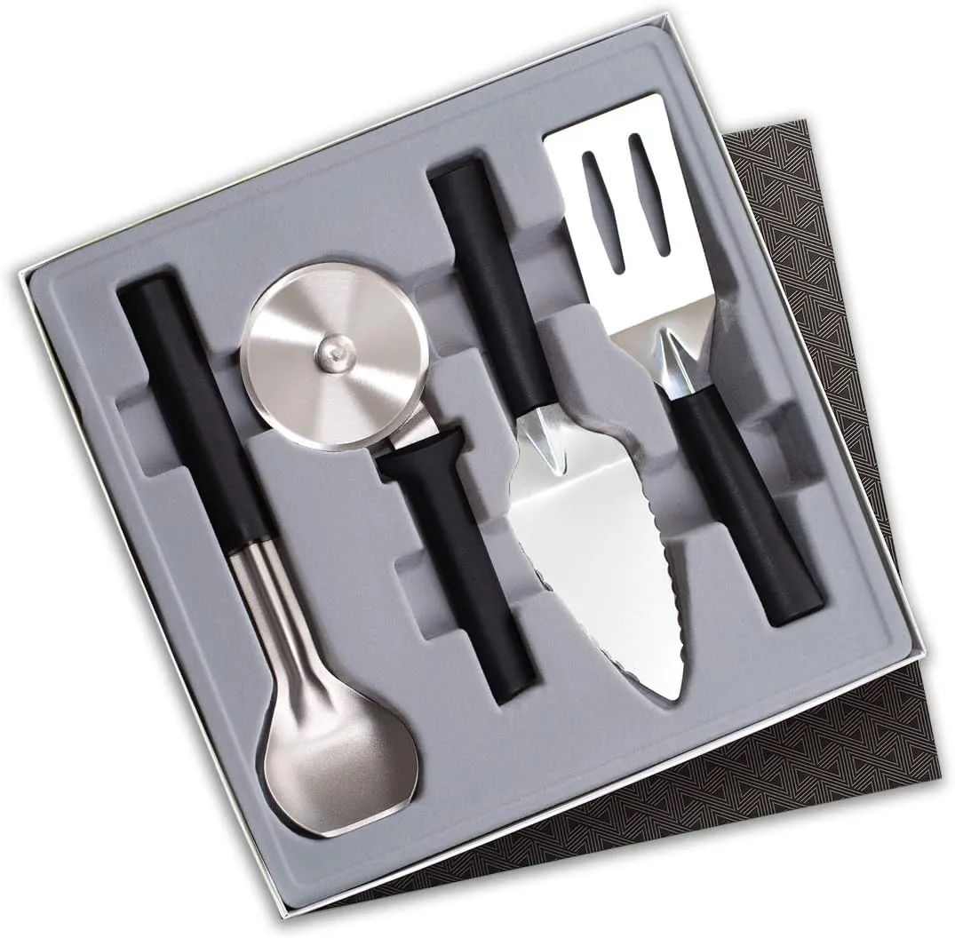 Rada Cutlery Ultimate Utensil Gift Set, Black Handle