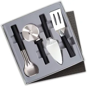 Rada Cutlery Ultimate Utensil Gift Set, Black Handle