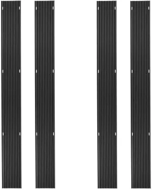 Rage Powersports Black Ice Snowmobile Trailer Ski Guides 5' Carbide Glide Protector, 20' Total, SKI-G60-4, Truck Beds - 4 Pack