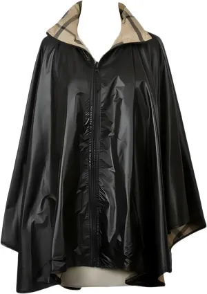 Rainraps Rain Poncho Jacket Waterproof Rain Cape | One-Size Reversible Fashionable Water-Repellent,