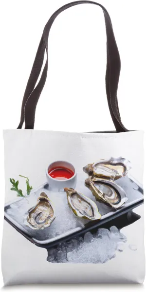 Raw Oysters on Ice Tote Bag