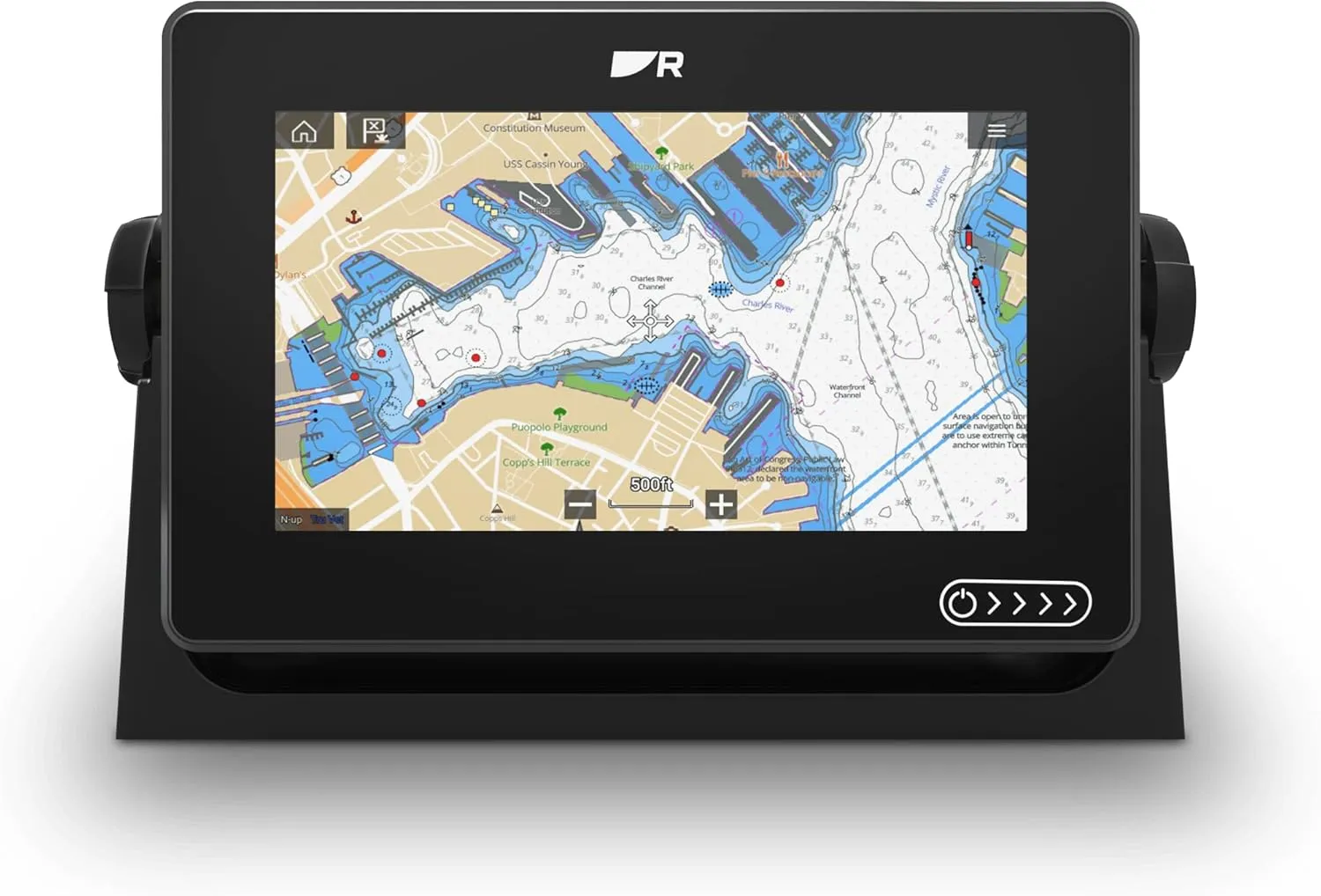 Raymarine Axiom  7, Multi-Function 7" Display with Lighthouse North America Chart, Black, (E70634-00-102)