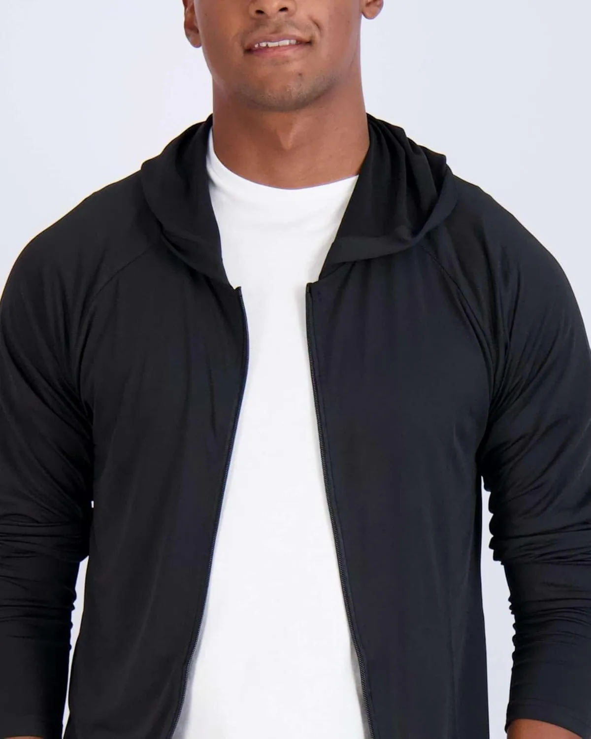Real Essentials 3 Pack: Mens Dry-Fit Long Sleeve Full Zip Hoodie & Jacket- Athletic Running Jacket (Available in Big & Tall)