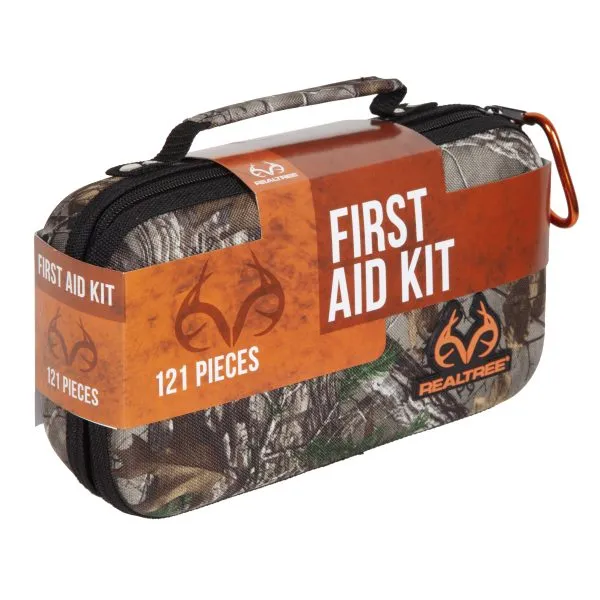Realtree Deluxe Hard-Shell Foam First Aid Kit - 121 Piece