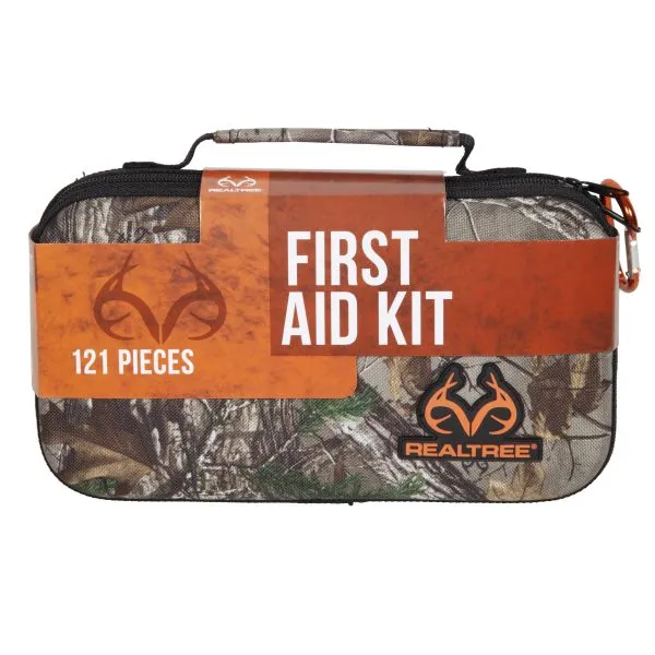 Realtree Deluxe Hard-Shell Foam First Aid Kit - 121 Piece