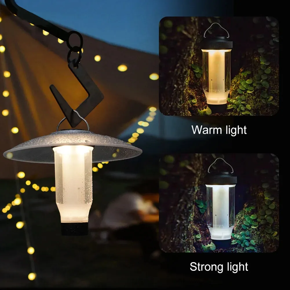 Rechargeable Camping Lantern Outdoor Hanging Tent Light, Emergency Work Lamp